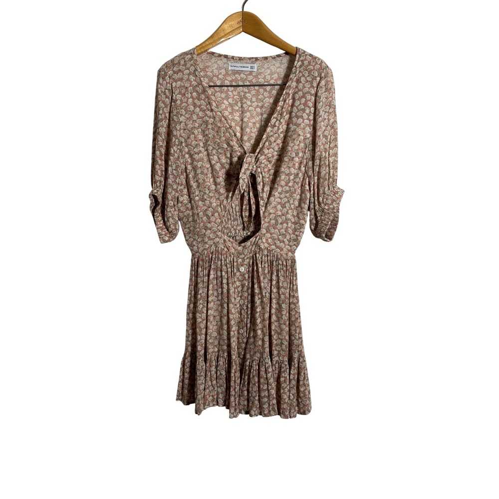 FAITHFULL THE BRAND Blogger Favorite Marigot Ditzy Floral Tie Front Mini Dress - Picture 6 of 15